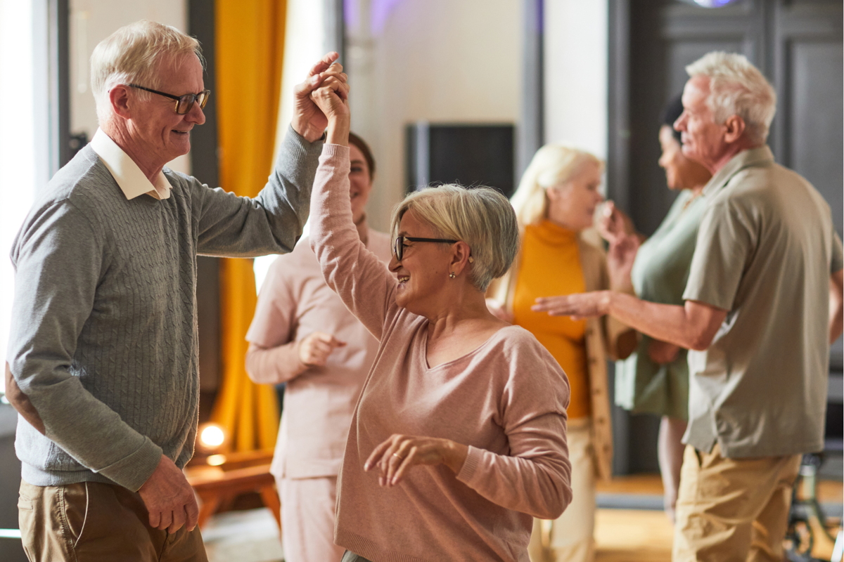 Dansen voor single senioren